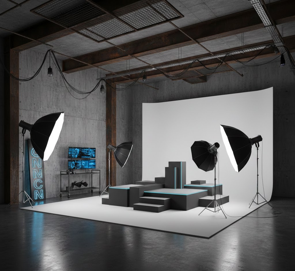 Industrieel-chique opstelling